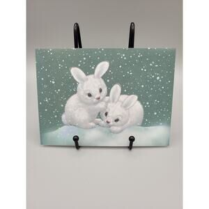 Vintage Ruth Morehead Natures Young 'Uns Bunny Rabbit Christmas Cards 18 Cards